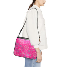 Load image into Gallery viewer, Berry Picking Pink Small Shoulder Bag (Model 1710) Small Shoulder Bag (1710) e-joyer 
