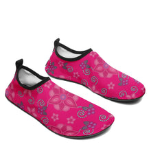 Load image into Gallery viewer, Berry Picking Pink Sockamoccs Kid&#39;s Slip On Shoes Herman 
