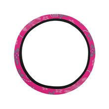 Load image into Gallery viewer, Berry Picking Pink Steering Wheel Cover with Elastic Edge Steering Wheel Cover with Elastic Edge e-joyer 
