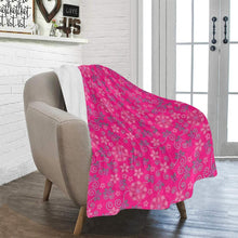 Load image into Gallery viewer, Berry Picking Pink Ultra-Soft Micro Fleece Blanket 40&quot;x50&quot; Ultra-Soft Blanket 40&#39;&#39;x50&#39;&#39; e-joyer 
