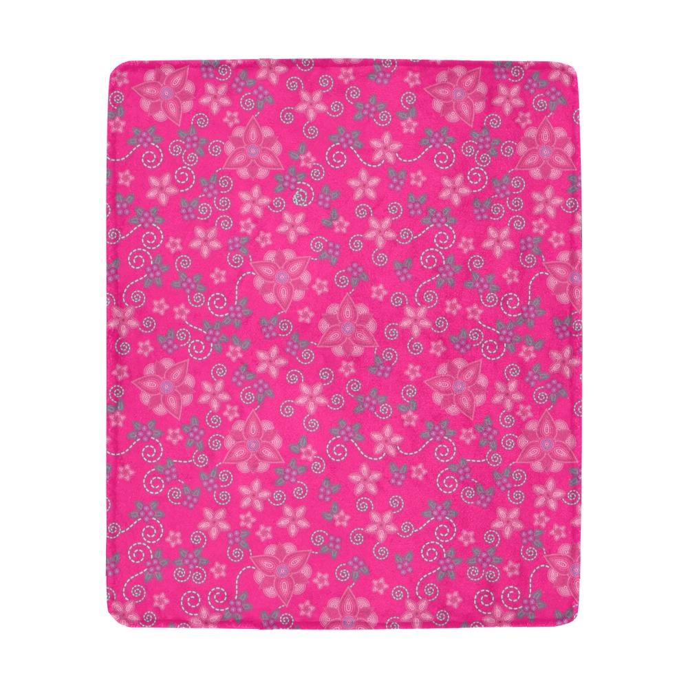 Berry Picking Pink Ultra-Soft Micro Fleece Blanket 50"x60" Ultra-Soft Blanket 50''x60'' e-joyer 