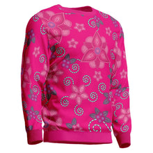 Load image into Gallery viewer, Berry Picking Pink Unisex Crewneck Long Sleeve Top 49 Dzine 
