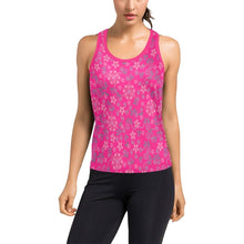 Load image into Gallery viewer, Berry Picking Pink Women&#39;s Racerback Tank Top (Model T60) Racerback Tank Top (T60) e-joyer 
