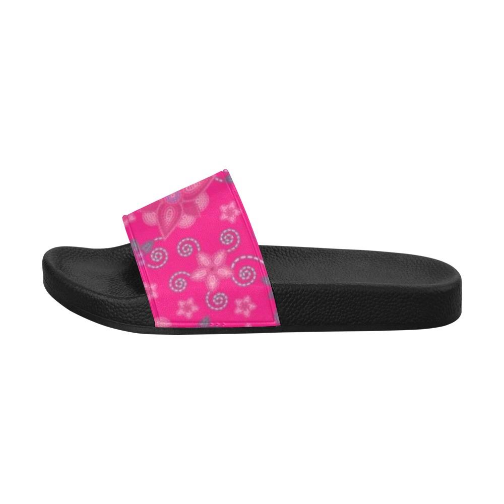 Berry Picking Pink Women's Slide Sandals (Model 057) Women's Slide Sandals (057) e-joyer 