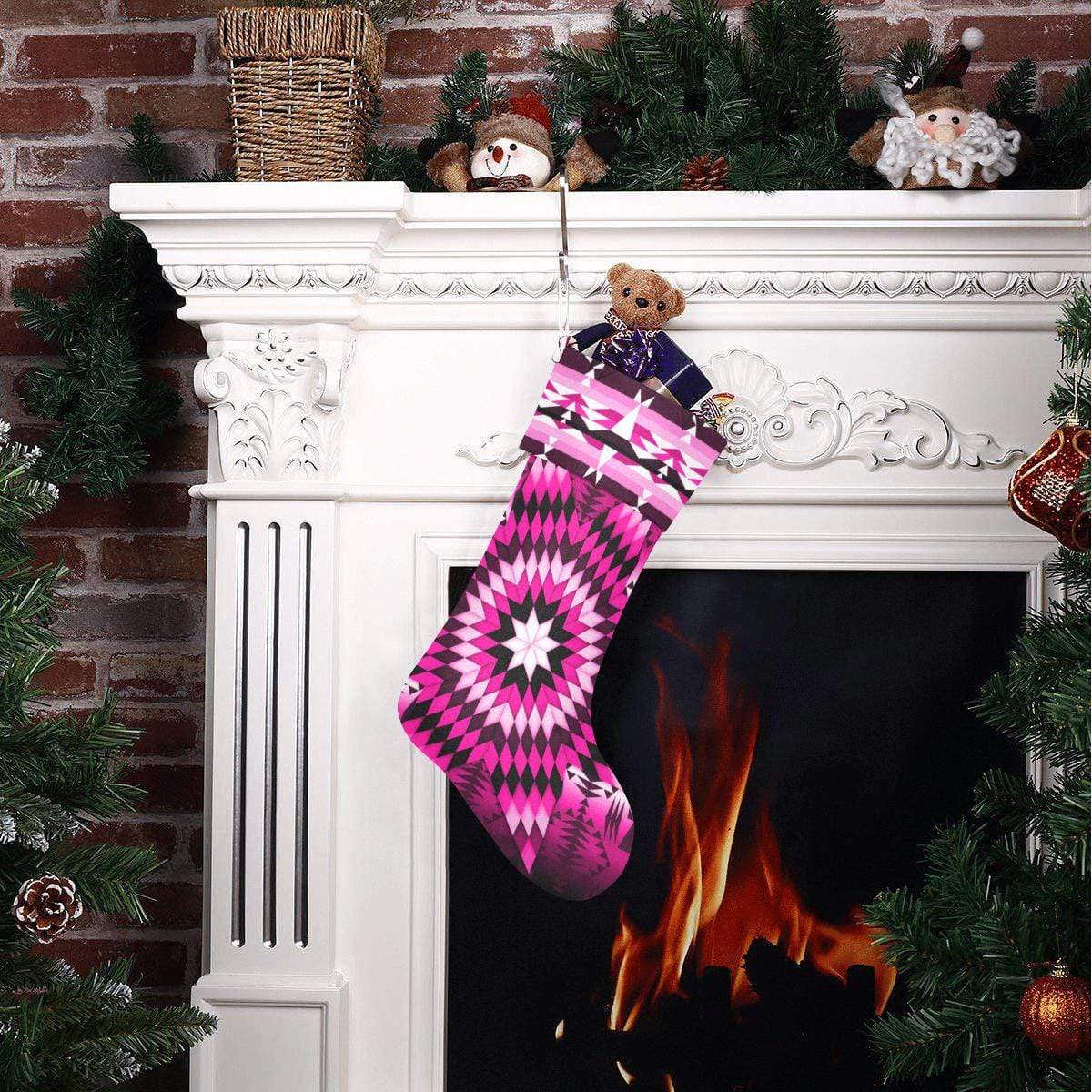 Berry Star Christmas Stocking Christmas Stocking e-joyer 