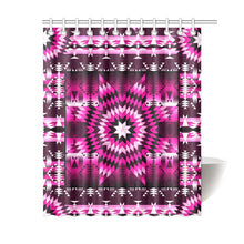 Load image into Gallery viewer, Berry Star Shower Curtain 60&quot;x72&quot; Shower Curtain 60&quot;x72&quot; e-joyer 
