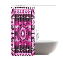 Load image into Gallery viewer, Berry Star Shower Curtain 60&quot;x72&quot; Shower Curtain 60&quot;x72&quot; e-joyer 
