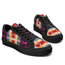 Load image into Gallery viewer, Between the Appalachian Mountains Aapisi Low Top Canvas Shoes Black Sole aapisi Herman 
