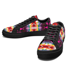 Load image into Gallery viewer, Between the Appalachian Mountains Aapisi Low Top Canvas Shoes Black Sole aapisi Herman 
