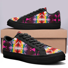 Load image into Gallery viewer, Between the Appalachian Mountains Aapisi Low Top Canvas Shoes Black Sole aapisi Herman 
