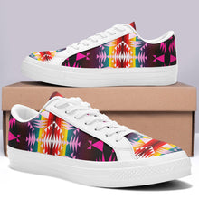 Load image into Gallery viewer, Between the Appalachian Mountains Aapisi Low Top Canvas Shoes White Sole aapisi Herman 
