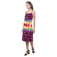 Load image into Gallery viewer, Between the Appalachian Mountains Alcestis Slip Dress (Model D05) Alcestis Slip Dress (D05) e-joyer 
