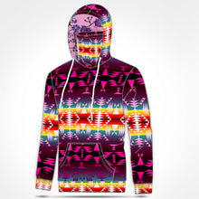 Load image into Gallery viewer, Between the Appalachian Mountains Hoodie with Face Cover 49 Dzine 
