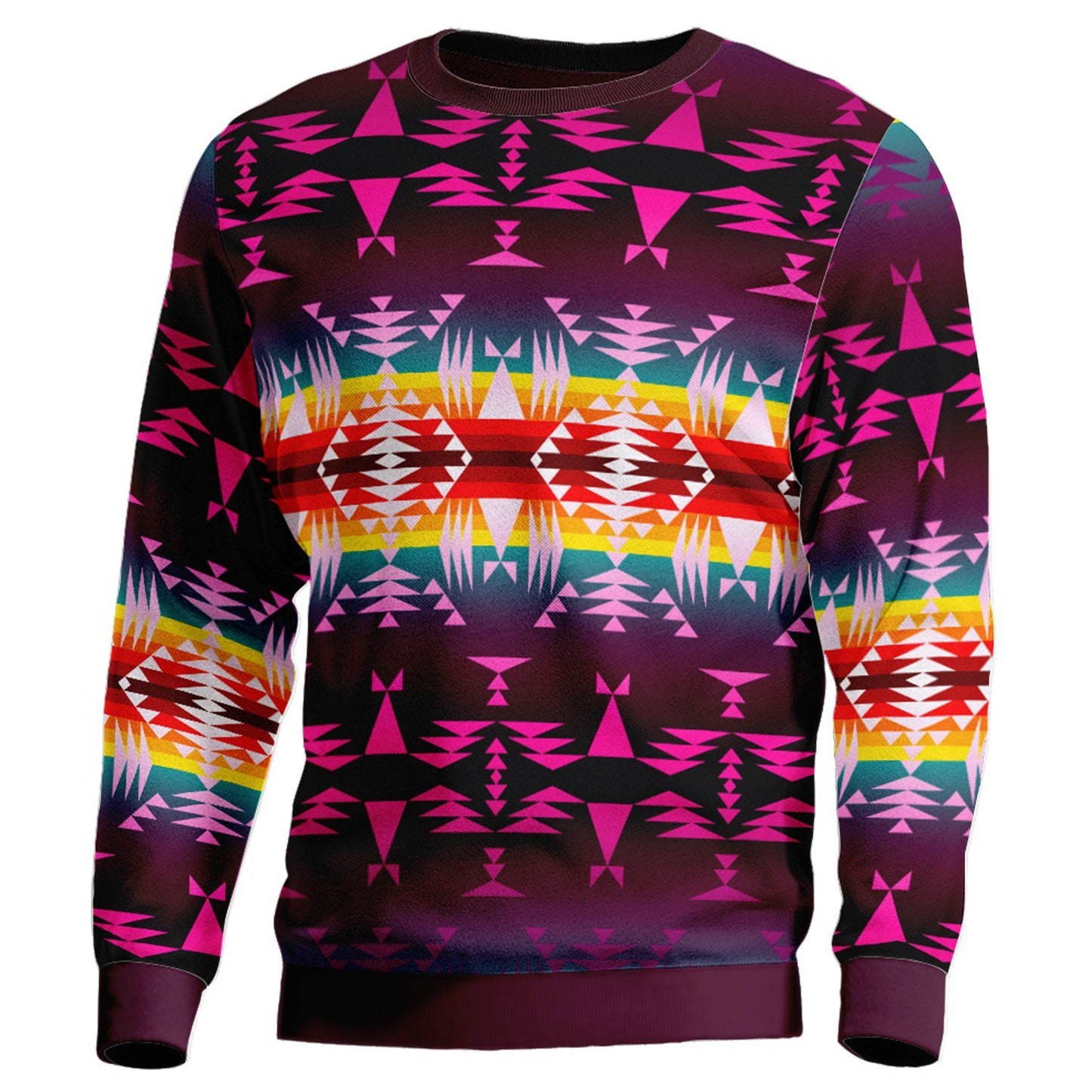 Between the Appalachian Mountains Unisex Crewneck Long Sleeve Top 49 Dzine 