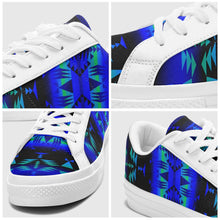 Load image into Gallery viewer, Between the Blue Ridge Mountains Aapisi Low Top Canvas Shoes White Sole 49 Dzine 
