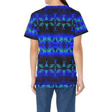 Load image into Gallery viewer, Between the Blue Ridge Mountains All Over Print Scrub Top Scrub Top e-joyer 
