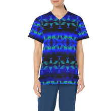 Load image into Gallery viewer, Between the Blue Ridge Mountains All Over Print Scrub Top Scrub Top e-joyer 
