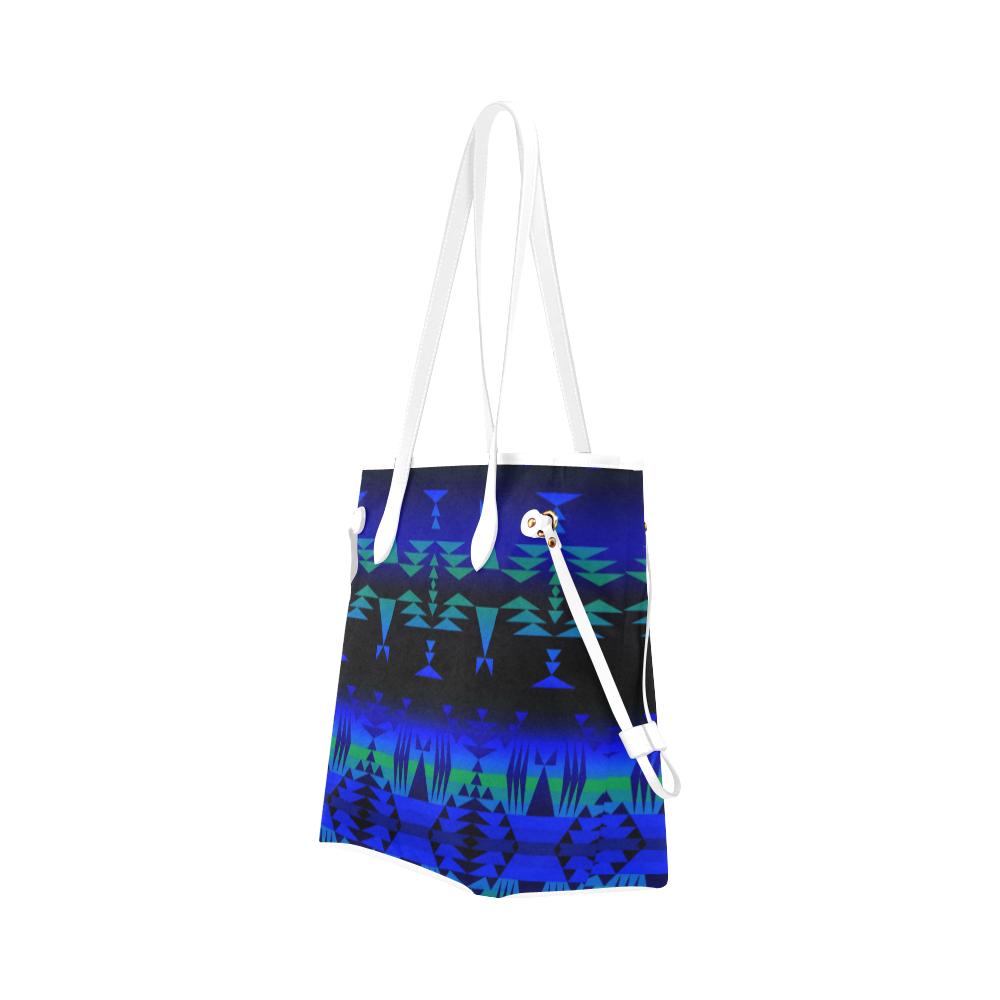 Between the Blue Ridge Mountains Clover Canvas Tote Bag (Model 1661) Clover Canvas Tote Bag (1661) e-joyer 