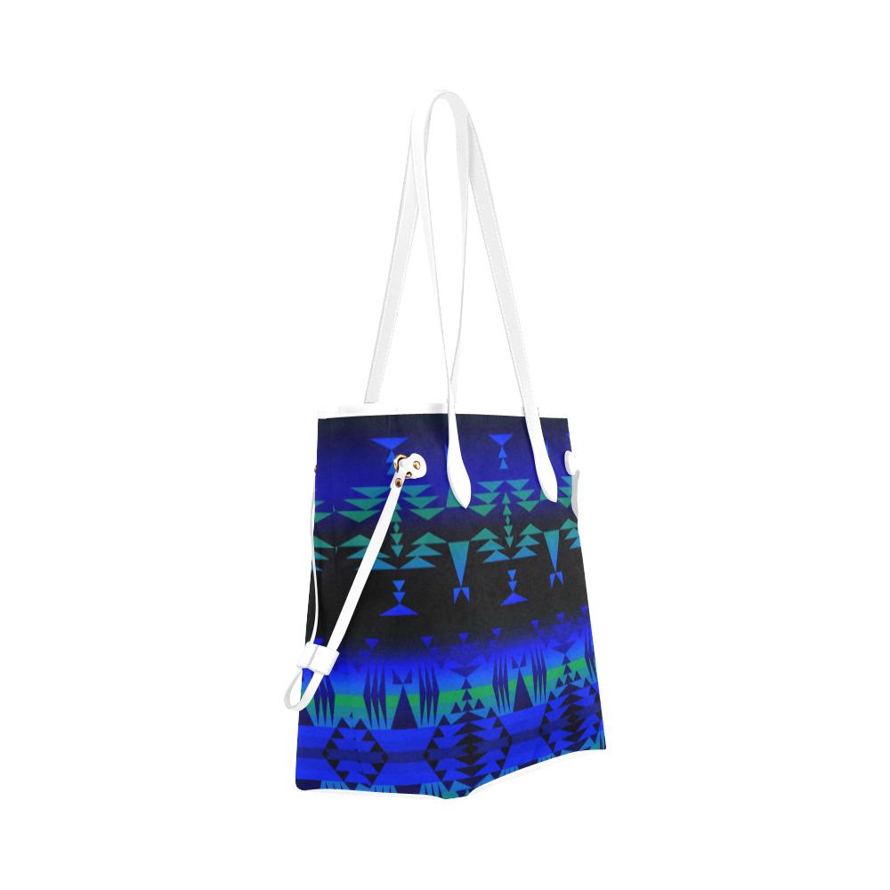 Between the Blue Ridge Mountains Clover Canvas Tote Bag (Model 1661) Clover Canvas Tote Bag (1661) e-joyer 