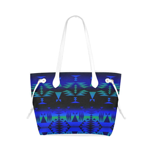 Between the Blue Ridge Mountains Clover Canvas Tote Bag (Model 1661) Clover Canvas Tote Bag (1661) e-joyer 