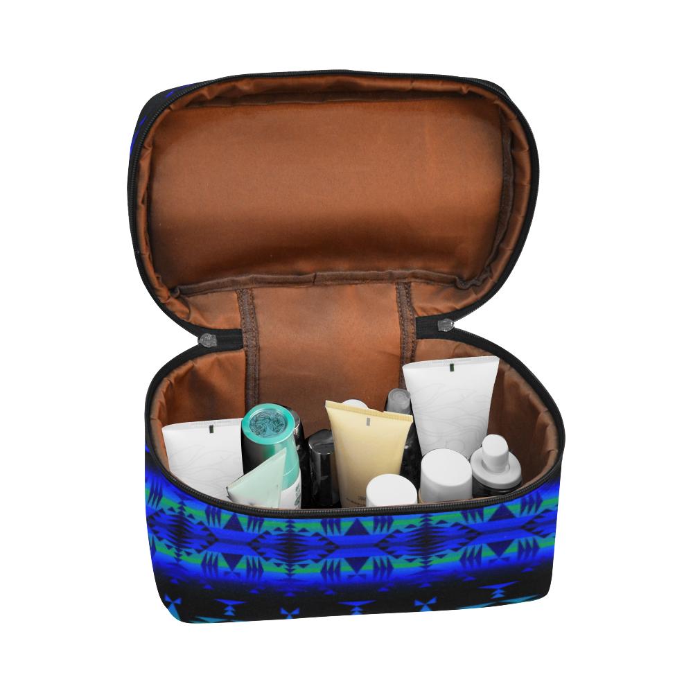 Between the Blue Ridge Mountains Cosmetic Bag/Large (Model 1658) Cosmetic Bag e-joyer 