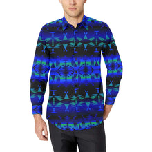 Load image into Gallery viewer, Between the Blue Ridge Mountains Men&#39;s All Over Print Casual Dress Shirt (Model T61) Men&#39;s Dress Shirt (T61) e-joyer 
