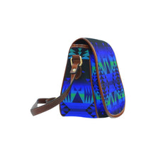 Load image into Gallery viewer, Between the Blue Ridge Mountains Saddle Bag/Small (Model 1649) Full Customization Saddle Bag/Small (Full Customization) e-joyer 
