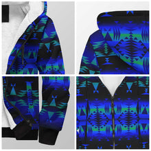 Load image into Gallery viewer, Between the Blue Ridge Mountains Sherpa Hoodie 49 Dzine 
