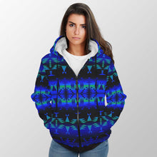 Load image into Gallery viewer, Between the Blue Ridge Mountains Sherpa Hoodie 49 Dzine 
