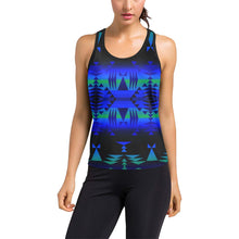 Load image into Gallery viewer, Between the Blue Ridge Mountains Women&#39;s Racerback Tank Top (Model T60) Racerback Tank Top (T60) e-joyer 
