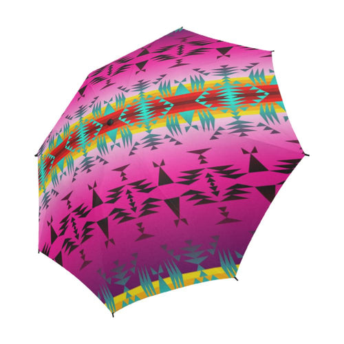 Between the Cascade Mountains Semi-Automatic Foldable Umbrella Semi-Automatic Foldable Umbrella e-joyer 