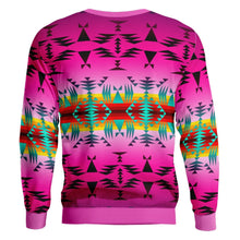 Load image into Gallery viewer, Between the Cascade Mountains Unisex Crewneck Long Sleeve Top 49 Dzine 
