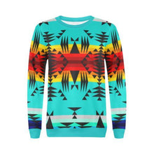 Load image into Gallery viewer, Between the Mountains All Over Print Crewneck Sweatshirt for Women (Model H18) Crewneck Sweatshirt for Women (H18) e-joyer 
