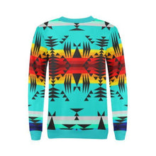 Load image into Gallery viewer, Between the Mountains All Over Print Crewneck Sweatshirt for Women (Model H18) Crewneck Sweatshirt for Women (H18) e-joyer 
