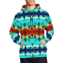 Load image into Gallery viewer, Between the Mountains All Over Print Hoodie for Men (USA Size) (Model H13) All Over Print Hoodie for Men (H13) e-joyer 
