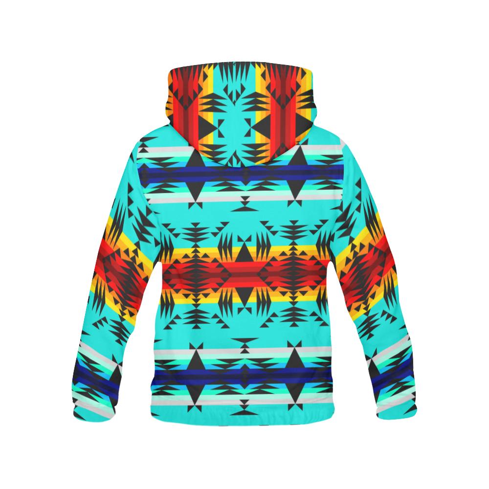 Between the Mountains All Over Print Hoodie for Men (USA Size) (Model H13) All Over Print Hoodie for Men (H13) e-joyer 