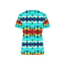 Load image into Gallery viewer, Between the Mountains All Over Print Scrub Top Scrub Top e-joyer 
