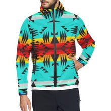 Load image into Gallery viewer, Between the Mountains All Over Print Windbreaker for Men (Model H23) All Over Print Windbreaker for Men (H23) e-joyer 
