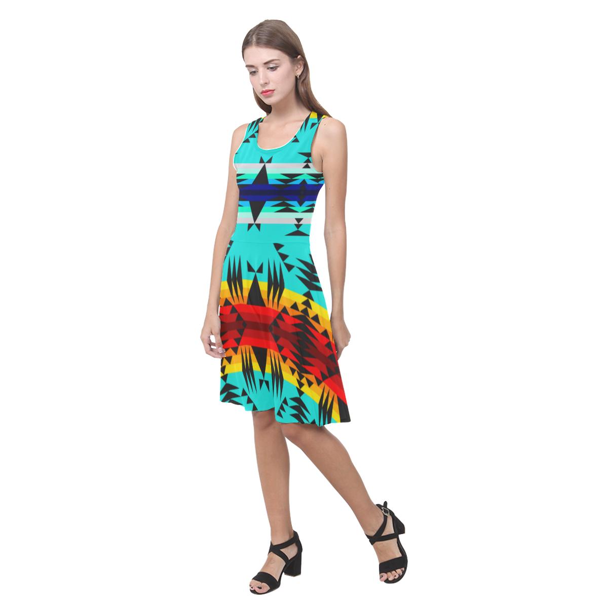 Between the Mountains Atalanta Casual Sundress(Model D04) Atalanta Sundress (D04) e-joyer 