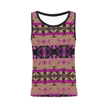 Load image into Gallery viewer, Between the Mountains Berry All Over Print Tank Top for Women (Model T43) All Over Print Tank Top for Women (T43) e-joyer 
