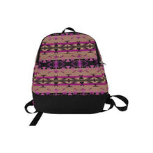 Load image into Gallery viewer, Between the Mountains Berry Fabric Backpack for Adult (Model 1659) Casual Backpack for Adult (1659) e-joyer 
