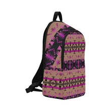 Load image into Gallery viewer, Between the Mountains Berry Fabric Backpack for Adult (Model 1659) Casual Backpack for Adult (1659) e-joyer 
