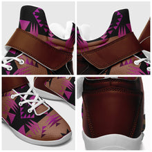 Load image into Gallery viewer, Between the Mountains Berry Ipottaa Basketball / Sport High Top Shoes - White Sole 49 Dzine 
