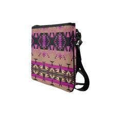 Load image into Gallery viewer, Between the Mountains Berry Slim Clutch Bag (Model 1668) Slim Clutch Bags (1668) e-joyer 
