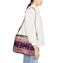 Load image into Gallery viewer, Between the Mountains Berry Small Shoulder Bag (Model 1710) Small Shoulder Bag (1710) e-joyer 
