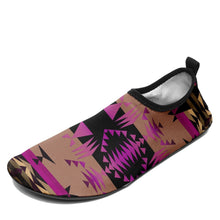 Load image into Gallery viewer, Between the Mountains Berry Sockamoccs Kid&#39;s Slip On Shoes 49 Dzine 
