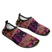 Load image into Gallery viewer, Between the Mountains Berry Sockamoccs Kid&#39;s Slip On Shoes 49 Dzine 
