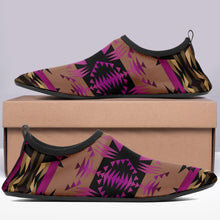Load image into Gallery viewer, Between the Mountains Berry Sockamoccs Slip On Shoes 49 Dzine 

