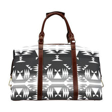 Load image into Gallery viewer, Between the Mountains Black and White Classic Travel Bag (Model 1643) Remake Classic Travel Bags (1643) e-joyer 
