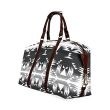 Load image into Gallery viewer, Between the Mountains Black and White Classic Travel Bag (Model 1643) Remake Classic Travel Bags (1643) e-joyer 
